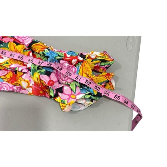 For Love And Lemons Satin Mallory Maxi Dress Cut-Out Multicolor Size Small - Picture 16 of 16